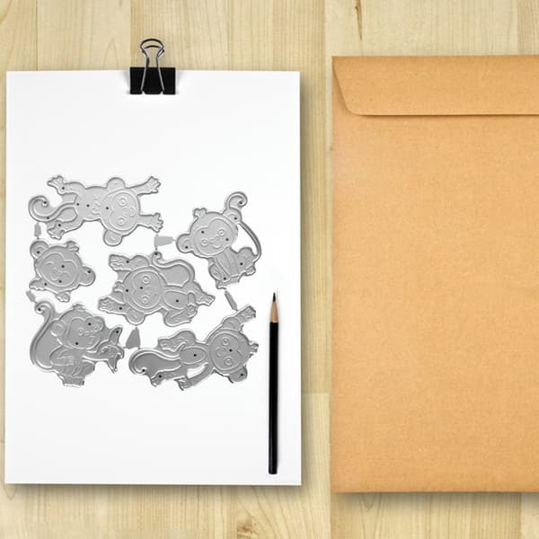Præge Stencil DIY Tryk Stålform til Scrapbog Album Papirkort