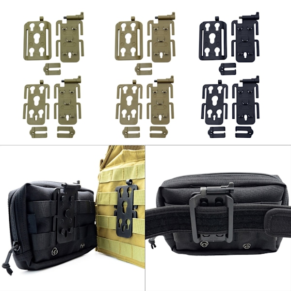 Molles Adapter Plattform Mag Pouch Ryggsäck Jakt Väst Anslutning Fäste Mud Molle Style
