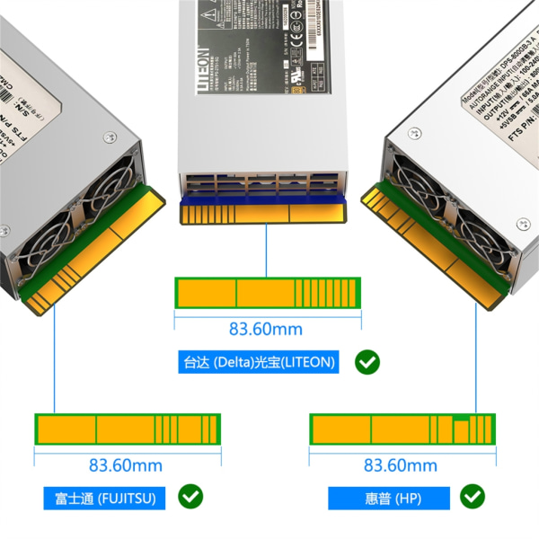 Breakouts Board Power 12V 5V 3,3V-modul Desktop Adapter Connector för PC