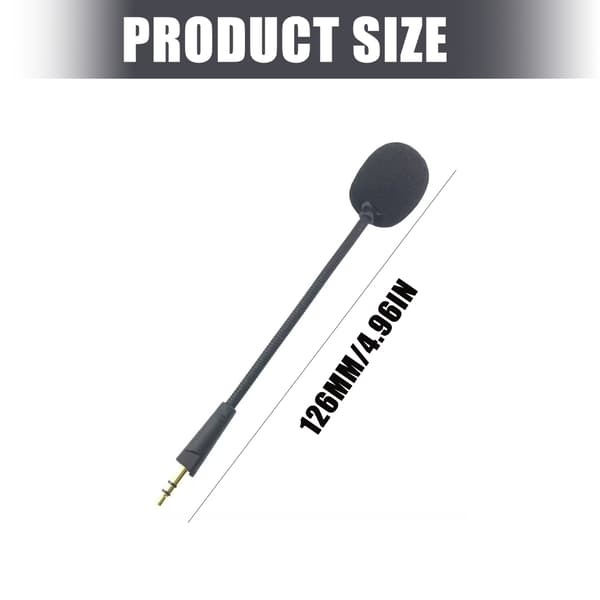 Erstatningsmikrofon for gaming-headset 3,5 mm avtakbar bom