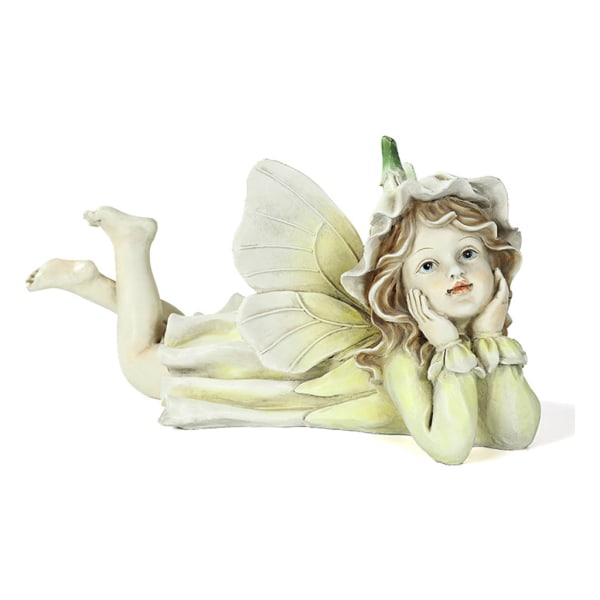 Fairy Garden Fairies Figurines - Lysegrønne Fairies for Fairy Garden Outdoor