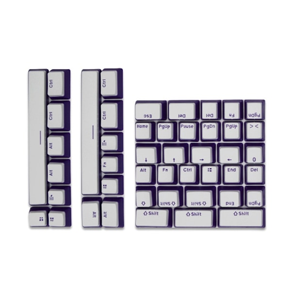 6u 6,5u mellanslagstangenter PBT-tangentkapslar Double Shot Kompletterande tangenter Ctrl Alt Wins för Corsair STRAFE K65 K70 K95-tangentbord