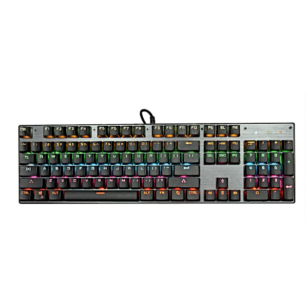 Mekanisk spilltastatur Kablet USB spilltastatur 104 taster