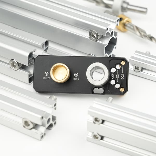 Høy Slitesterk Aluminiumsprofil Borassistent for Effektiv Hullplassering