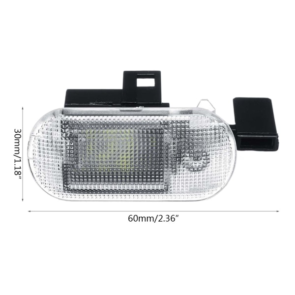 2 stycken Bil Auto Trunk Light LED Handsklåda Lampa Förvaringsljusenhet för V-olkswagen Golf S koda