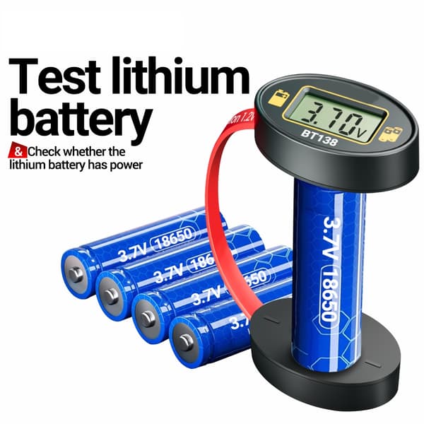 BT138 Batteritestare för noggrann effektdetektering med LCD-display
