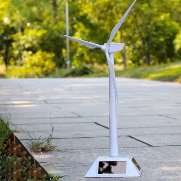 Solcellsdriven Vindkraftverk Modell Byggsats Barn DIY Vinghjul för Barn Present