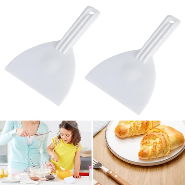 Ergonomisk Håndtak Spatel Deigskrape for Effektiv Baking og Matlaging