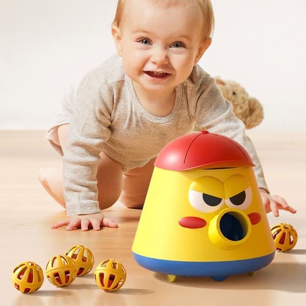 Baby Push Pull Gåleke Med Lydeffekter Og Rasleballer For Småbarn