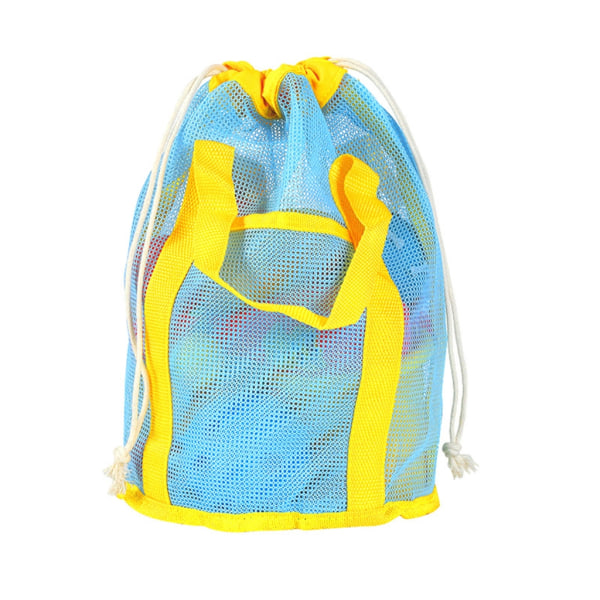 Mesh Beach Bag Sand Lekepose Seashells Storage Bag Bøtteveske med stor kapasitet 1