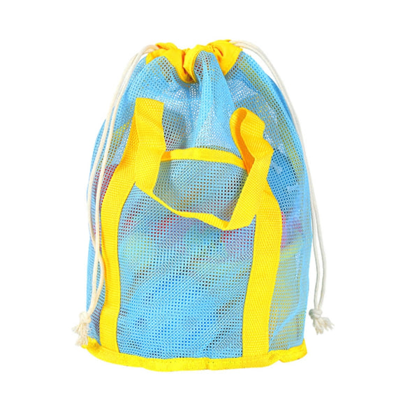 Mesh Strandtaske Sand Legetøjstaske Muslingeskaller Opbevaringstaske Stor kapacitet Bucket Bag 3