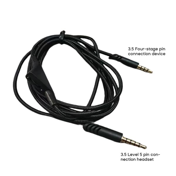 2 meter Erstatnings Headset Kabel til Astro A10 A40 Gaming Headset Ledning