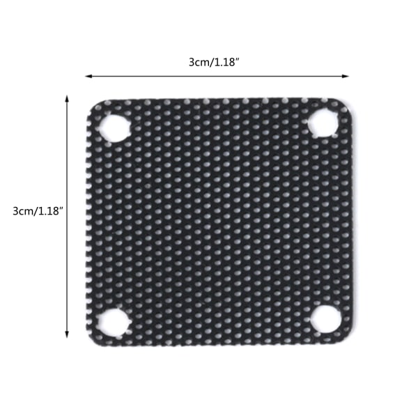 Dammfilter PC-fläkt Dammtät cover Filter Mesh Nätverk Anti-dammfilter