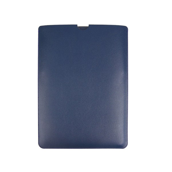 Laptopväska Vattentätt PU- cover för Book Air 13 Pro 13,3 14 15 15,6 tums case- Notebook innerväska Dark blue 13 inch