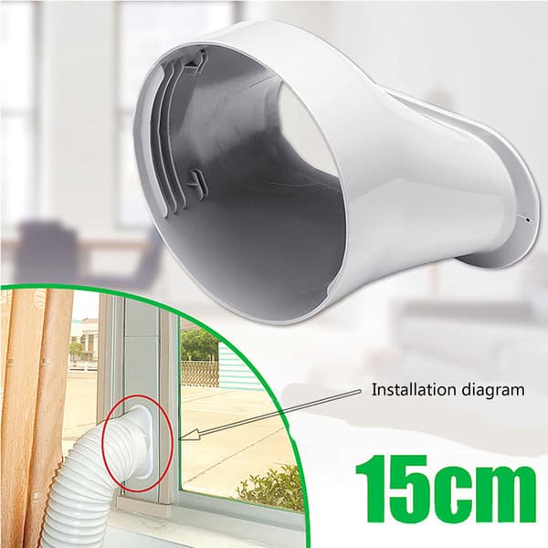 Universal vinduesadapter rørforbindelse til bærbar aircondition 150 mm