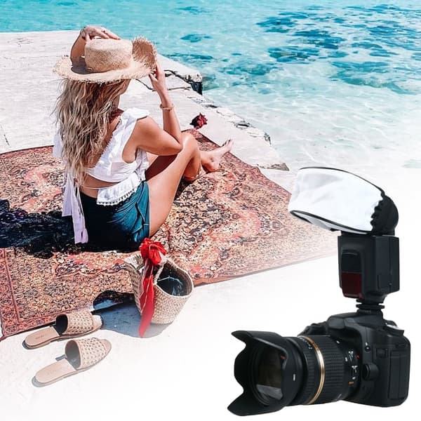 Mjuka ljuskamera blixtar studs diffuserlock för inomhus- och fotografering