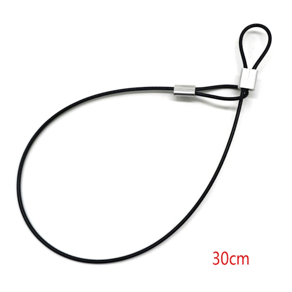 Turvahihna ruostumattomasta teräksestä Nauha Ranneke 30cm Kameralle Uusi