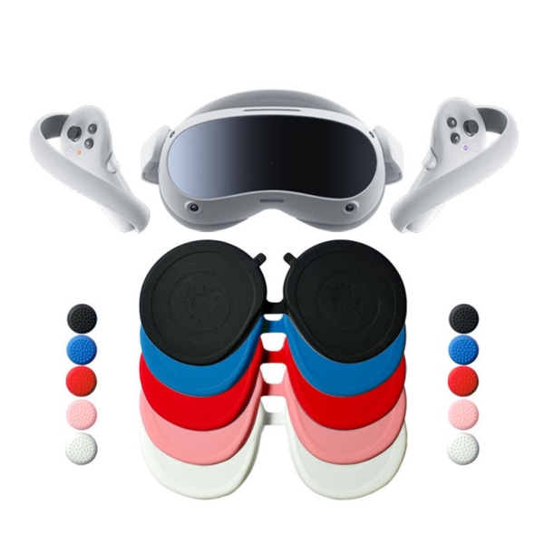 VR-linsskydd Dammsäkra silikonlinsskydd för Pico 4 VR-headset Black