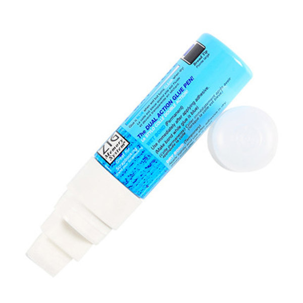 2 i 1 lim Squeeze Pen DIY Craft Adhesive Stick Pen Bærbar til Scrapbogsfremstilling af kort Hjemmeskole Kontorprojekt