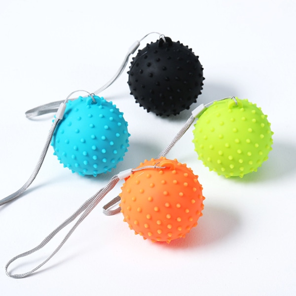 Justerbar handgreppstränare handfinger karpal expander träningsmassageboll Green
