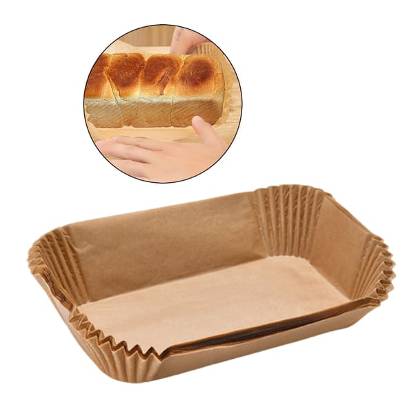 100 stk. ferdigkuttede bakepapirark med non-stick overflate for matlaging