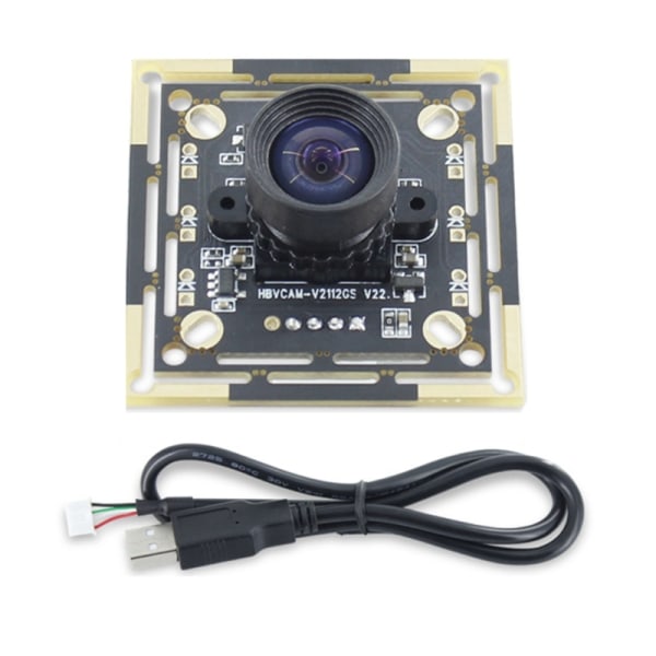 USB 640x480 OV7251 höghastighetsskanningskameramodul 0,3 MP 60° 90° fast fokus