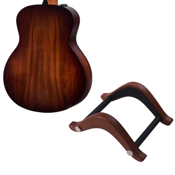 Justerbart Gitarrställ Trä Musikinstrument Display Rack Lätt att Använda