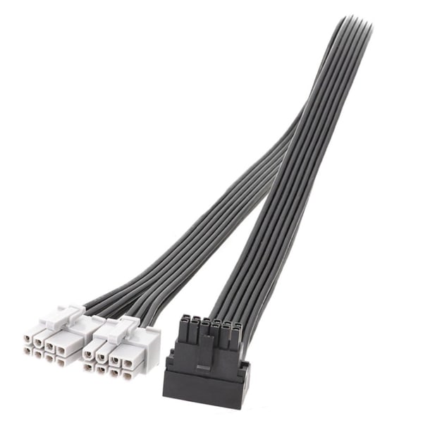 12VHPWR modulär kabel 12PIN power till två 8PIN hanspeltsladd null - A