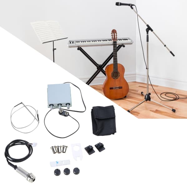 Gitarforforsterker Piezo Pickup Gitar Pickup Equalizer Piezo Transduser Pickup