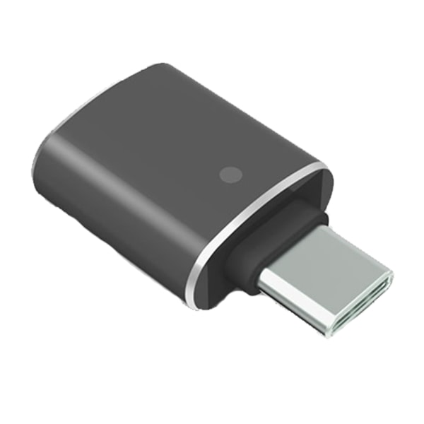 Typ-C hona till USB hane-kontakt Stöd Laddningsdatasynkronisering Laptop Mobiltelefon Laddningstillbehör Black