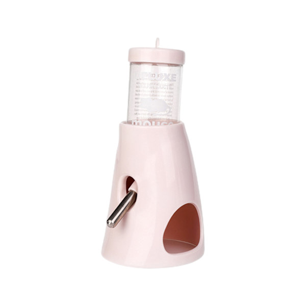 Marsvinevandflaske med plaststativ 80ml No Drip Water Dispenser til bur