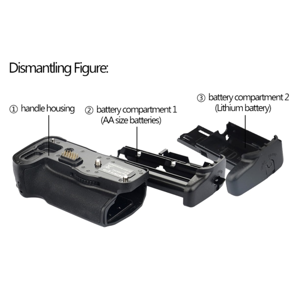 Vertikalt batterigrepp för DBG5 D-BG5 kamera Batterigrepp för Pentax K3 K3II digitalkamera