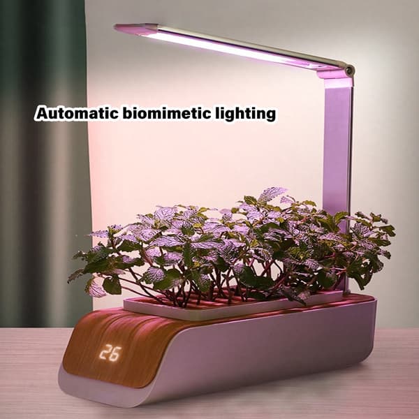 Dyrkingsmaskin Hydroponisk Jord Automatisk Lyssyklus Justerbart Lampsystem