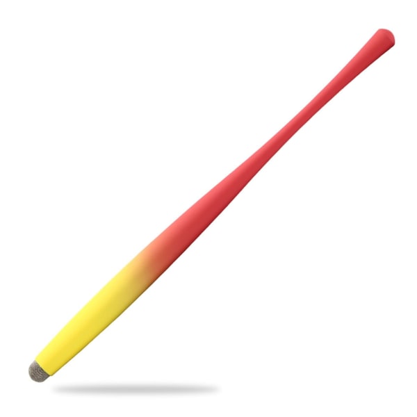 Stylus Pen Fine Point Stylist Penna Skydda Pekskärmstips Basebollträ form White to yellow