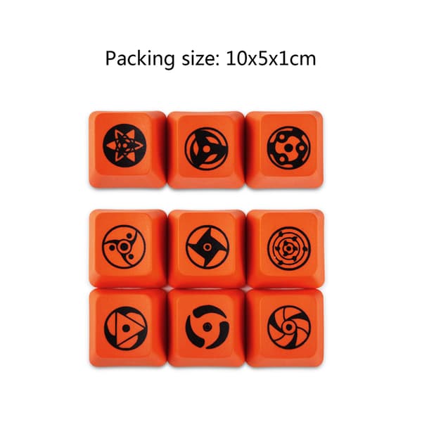 9 taster PBT OEM Keycap Dye-Sub WASD Retning ESC Keycaps til MX Switch