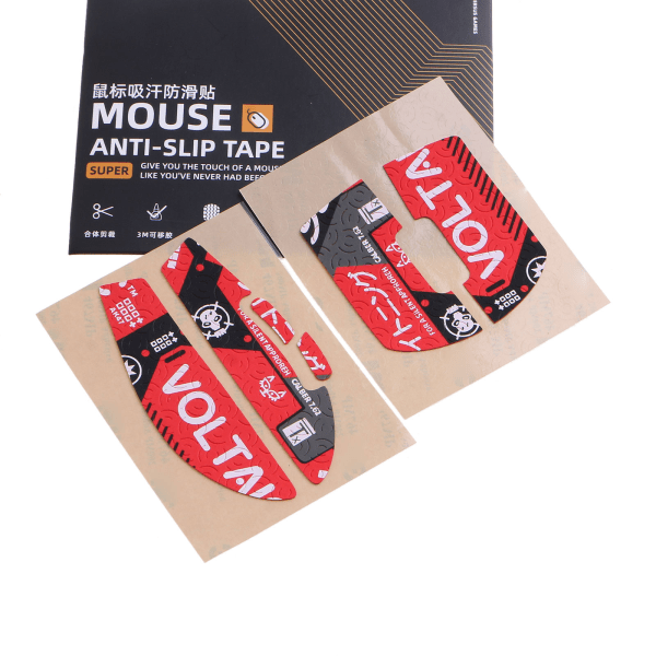 Gör-det-själv musskinn Musskridskor Sidodekaler Svettbeständiga kuddar Anti-halk grepptejp för G Pro X Superlight Mouse