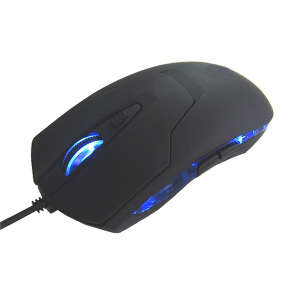 Typ C trådbunden mus Optisk spel USB C mus Blå RGB-ljus för bärbar dator