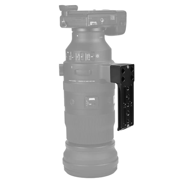 Aluminium Linsbasplatta Kompatibel 38mm Arca Gränssnitt Förlängd 12CM