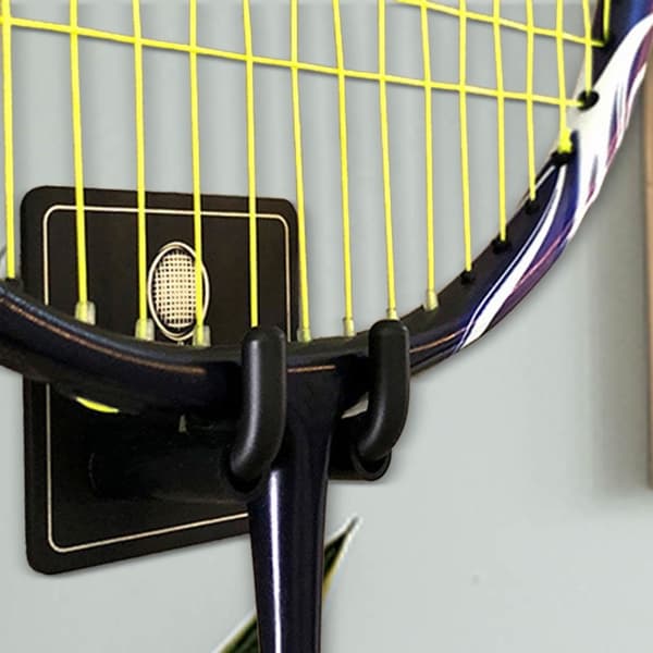 2 st Väggmonterat racketställ Vertikal displayhållare Metallhängande krok
