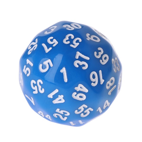 12 st/set flersidig polyhedral tärning D4 D6 D8 D10 D12 D20 D24 D30 D60 Dungeons Blue