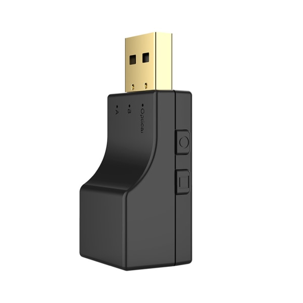 2 i 1 trådlös ljudsändare USB SPDIF-adapter BT5.0 för överföring av 2 enheter