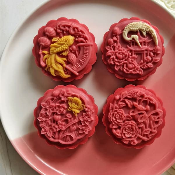 50g Dessert Pressformar Dessertformar Blomma Form Bakverk Formar