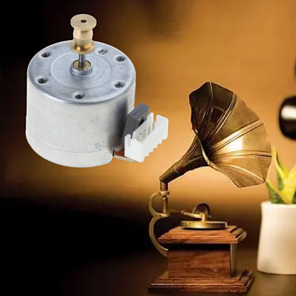 Grammofonspiller i metall for platespiller med DC 12V