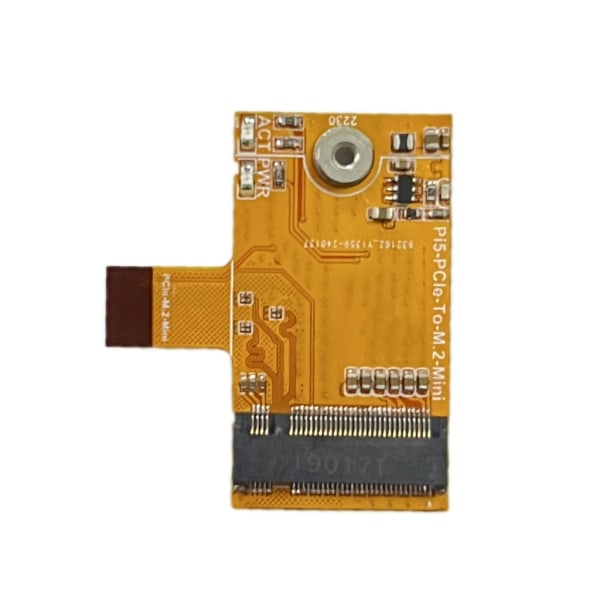 Miniexpansion för RPi 5 PCIe till M.2 NVMe SSD Miniexpansionskort för RPi5