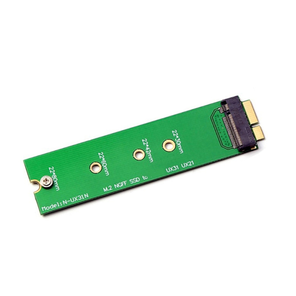 Kompakt 18-stifts UX31 UX21 till NGFF M.2 SSD-kontakt Optimera enhetens prestanda
