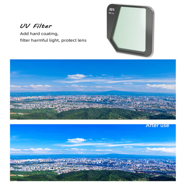 Linsfilter CPL/ND8 /ND16/ND32 neutral densitet polariserande linsfilter för Mavic 3 Action Camera Drone null - CPL