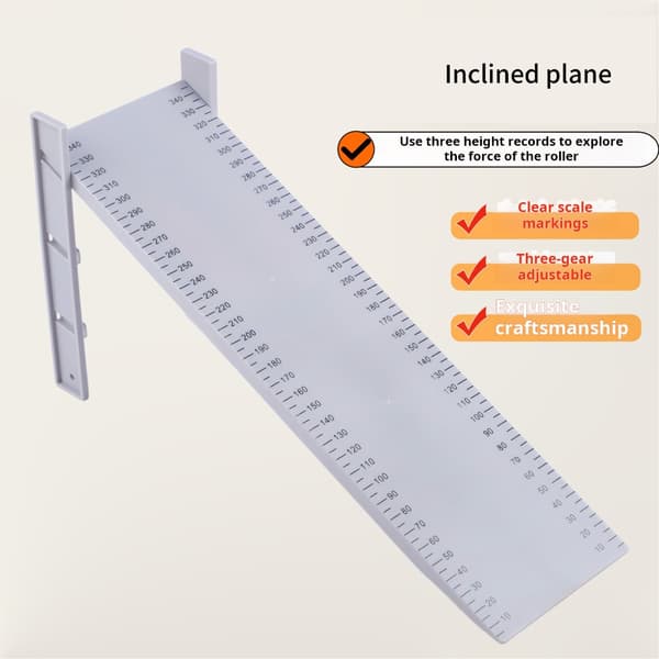 35CM Plast Hellende Plan Med Måleskala Dobbel Ben Hellende Stativ