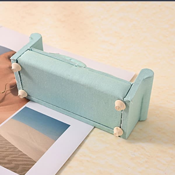Moderne Miniatyr Sofasæt Til 1/12 Dukkehuse Model Scene Display Tilbehør