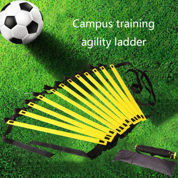 Agility Ladder Speed Ladder Träningsstege för Fotboll Speed Fotboll Fitness Fotträning Fotboll Träningsutrustning 3M 6Rung