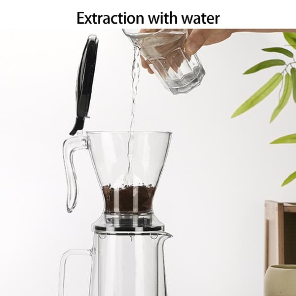 Elegant 650ML Kaffedrypper og Glaskaraffel Sæt til Kaffeentusiaster Gave